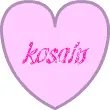 heart with name kosain