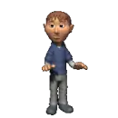 suprised man