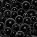 black bubble wallpaper