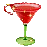 candy cane martini