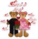 LOVE IS IN THE AIR/BEARS HAPPY VALENTINES DAY