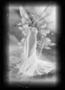 glittered white fairy