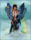 fairy with rainbow