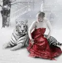 CATGIRL IN SNOW