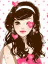 girl falling inlove