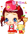 crying kawaii girl