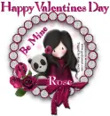 Happy Valentines Day w/ rose