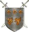escudo y espadas