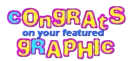 Congrats for your featured graphic