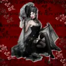 Lady In Black Waiting