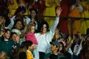 Michael Jackson with lots of kids