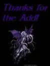 Thanks for the Add