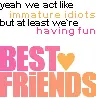 best friends
