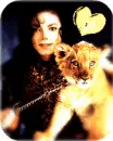 Michael Jackson with a tiger