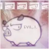 evil pig