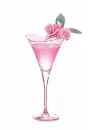 glittered pink champagne
