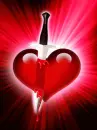 knife plunging into heart