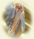 sweet glittered angel