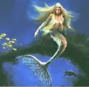 mermaid on underwater arch