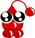Red Frosting Droplet