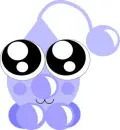 Light Blue Frosting Droplet