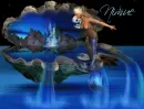 nimue mermaid on shell