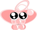 Light Pink Frosting Droplet Angel