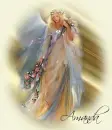 amanda angel blue and gold