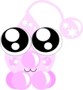 Light Purple Star Sparkle Frosting Droplet