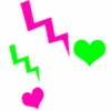 Lightning hearts