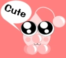 Light Pink Frosting Droplet "Cute" Display Pic