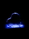 neon blue heart