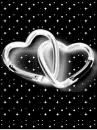 silver linked hearts