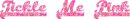 tickle me pink text