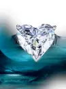 diamond heart ring