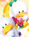 Duck Couple in love