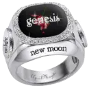 new moon diamond ring genesis
