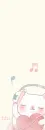 cute cat listening to music