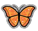 glitter butterfly