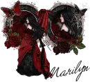 NAME MARILYN/RED BLACK