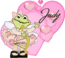 NAME JUDY/FROG VALENTINES