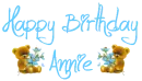 Happy Birthday Annie