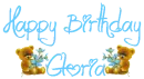 Happy Birthday Gloria
