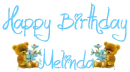 Happy Birthday Melinda