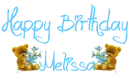 Happy Birthday Melissa