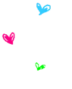 colourful hearts