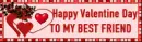 happy  valentines day best friend