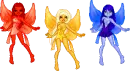Primary Colors, 3 Cute Fairy Girls!