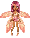 adorable fairy girl in a sparkly dress!