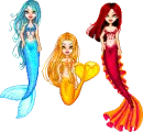 Primary Colors, 3 Mermaids!